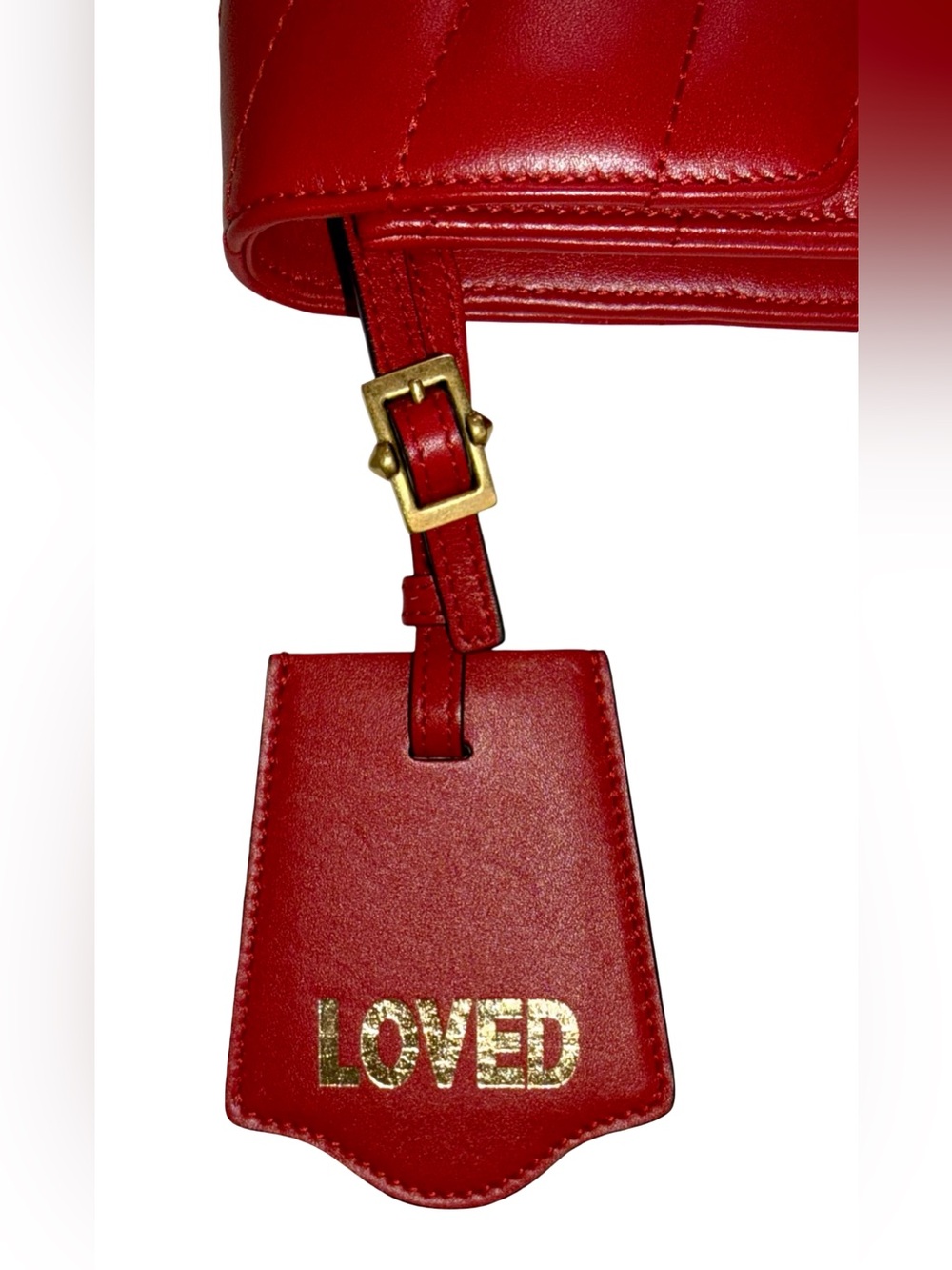GUCCI QUEEN MARGARET BEE CLUTCH IN RED - Picture 6 of 11
